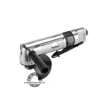   pneumatikus sarokcsiszológép, 125 mm (22,2mm ill. M10) , 10.000 1/min, 170l/min, 6,3 Bar, 1/4" tömlőcsatlakozó, 1,8 kg