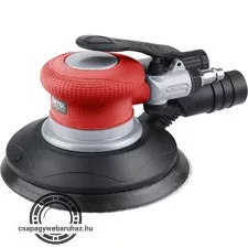 pneumatikus rotációs csiszoló, 150mm, excentricitás: 5mm; 10.500 1/min, 150l/min, 6 Bar, 1/4" tömlőcsatlakozó, 0,96 kg