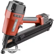 pneumatikus szögbelövő gép, szalagtáras szegekhez, üzemi nyomás: 4,9-8 Bar, csatlakozó:1/4", 90 lövés/perc, 153l/perc