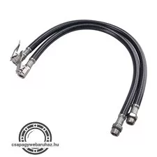 pneumatikus tömlő, 2 db, gumiabroncs fúvató pisztolyhoz, max. 8 Bar, G 1/4 menetes csatlakozó