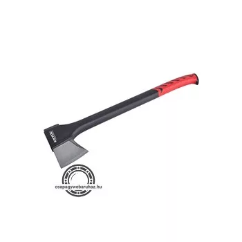   hasító fejsze, ékes, nylon nyél 950 g, 450 mm hosszú hajlított nyél, TPR gumis markolat