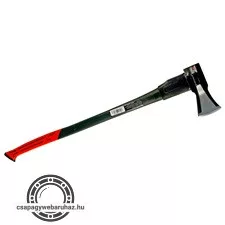 hasító fejsze, ékes, üvegszálas nyél 2000g, nylon erősítéssel, 860 mm hosszú, TPR gumis markolat