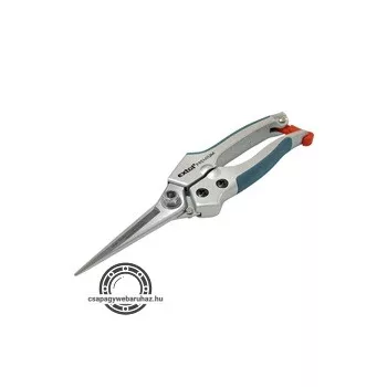   szüretelő (metsző) olló; 200mm, max. 6mm átvágás, gumírozott, alu nyéllel