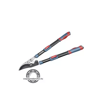   ágvágó olló; mellévágó, tapadásmentes él, max.45mm vágás, teleszkópos ellipszis ALUnyél, gumírozott fogantyú, 670-940 mm
