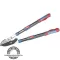 Ágvágó olló rávágó, tapadásmentes él, max.45mm vágás, teleszkópos ellipszis ALUnyél, gumírozott fogantyú, 670-940 mm EXTOL 8873316