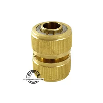tömlőösszekötő, réz; 1/2''