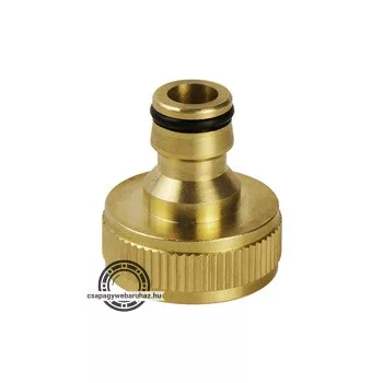 kuplung csatlakozó, réz, belsőmenetes; 3/4"