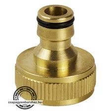 kuplung csatlakozó, réz, belsőmenetes; 3/4"