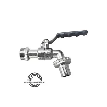 kerti kifolyócsap, karos, tömlővéges; 1/2", 220g