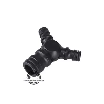   kuplung csatlakozó (toldó); 1 ", háromutas, 1×1 " +  2×1/2" (3/4 ")