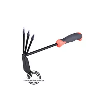 kerti kapa/villa, fém, 31 cm, műanyag/TPR nyél