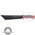bozótvágó kés (machete), teljes/penge hossz: 395/260mm, fogazott rozsdamentes acél penge, PP+TPR nyél, nylon tok