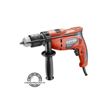   ütvefúrógép 550W, 0-3000 ford/perc, kulcsos tokmány, 1,5-13mm, papírdobozban