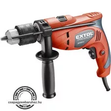 ütvefúrógép 550W, 0-3000 ford/perc, kulcsos tokmány, 1,5-13mm, papírdobozban