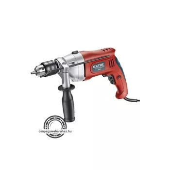   ütvefúrógép , 850W, fémházas, 0-2800 ford/perc, kulcsos tokmány 1,5-13mm, papírdobozban