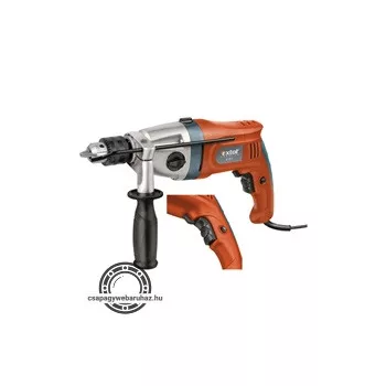   ütvefúrógép 1100W, 13mm kulcsos tokmány, 2 fokozatú, max. 3000 1/min., ID 1100 K