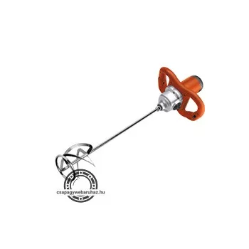   elektromos festék- és habarcskeverő gép (mixer) 1600W, M14 menet, lágy indítás, ford I=180-380/min, II=300-650/min