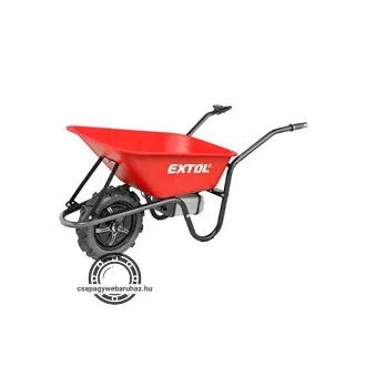   Akkus talicska, 40V, Li-ion, 1db akku, 1db töltő, 6000 mAh, max.150 kg, kefementes motor EXTOL 8891590