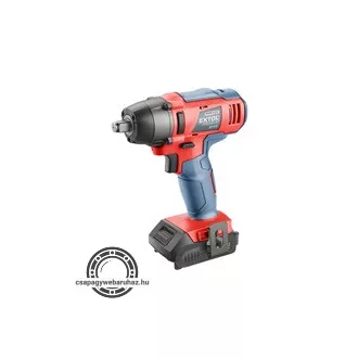   Akkus ütvecsavarozó, Share20V, 1/2" négyszög, Li-ion; 1db 20V akku: 2000 mAh, 1db töltő, ford.: 2.400 1/min, 180 Nm EXTOL 8891810