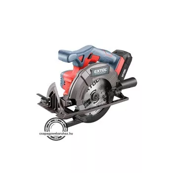   akkus körfűrészgép, Share20V, 20V, Li-ion, 1db akku, 1db töltő, 2000 mAh, 0-3650 ford/perc, 165 mm tárcsa