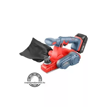   akkus gyalugép, Share20V, 20V, Li-ion, 1db akku, 1db töltő, 2000 mAh, 10.000 ford/perc, kés: 60 mm, mélység: 0-1,25 mm