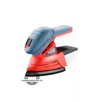   Akkus delta csiszoló, Share20V, 20V, Li-ion, AKKU és TÖLTŐ NÉLKÜL, 123×95 mm, ford.: 11.000 f/perc EXTOL 8891845