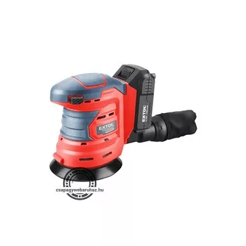   akkus rotációs (excentrikus) csiszoló, Share20V, 20V, Li-ion, 1db akku, 1db töltő, 2000 mAh, 125 mm,ford.: 10.000 f/perc