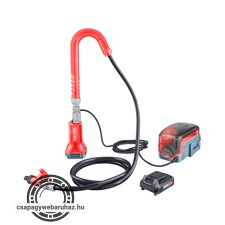 akkus esővíz (hordóürítő) szivattyú, kivezetőcsővel, Share20V, 80W, szállító telj: 1,9 m3/h, Li-ion, 1db akku+töltő