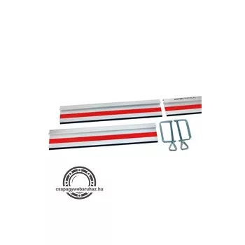   vezetősín klt., 3 db (3×42cm)+ lefogató kampó 2 db, hosszú, egyenes vágáshoz, a 8893022 mini körfűrészhez