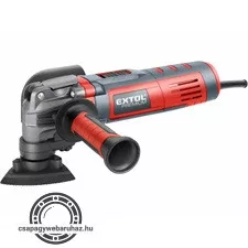 multifunkciós szerszámgép, 400W; szabályozható rezgésszám: 15.000-22.000/perc, 5 db cserélhető fej, 1,5 kg