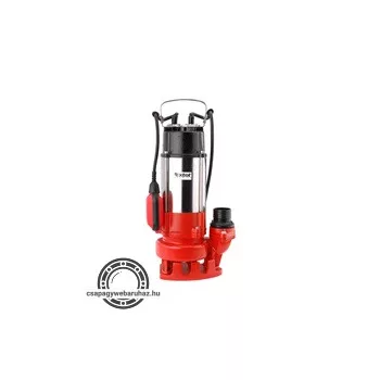   szennyvíz búvárszivattyú, úszókapcsolóval, 750W, szállító teljesítmény: 18m3/h, max. száll. 10m