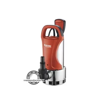   szennyvíz búvárszivattyú, úszókapcsolóval, 1100W,  INOX ház, szállító teljesítmény: 18,5m3/h, max. száll.8m