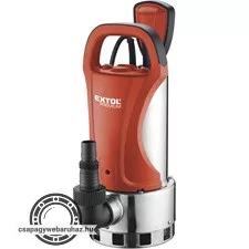 szennyvíz búvárszivattyú, úszókapcsolóval, 1100W,  INOX ház, szállító teljesítmény: 18,5m3/h, max. száll.8m