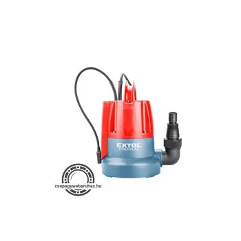  búvárszivattyú tiszta vízhez, szenzoros úszókapcsolóval, 400W, szállító teljesítmény: 8m3/h, max. száll. 7 m