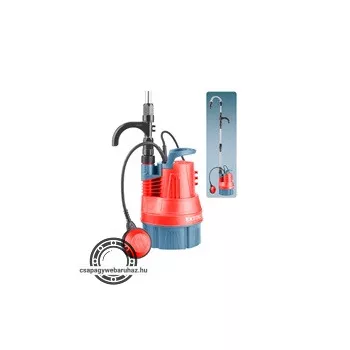   esővíz (hordóürítő) szivattyú tiszta vízhez, úszókapcsolóval, 350W, szállító teljesítmény: 5m3/h, max. száll. 11 m
