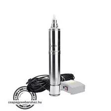 mélykúti csőszivattyú, 950W, 3,5", 1,9m3/h, max. száll. 105m, leadott telj. 570W