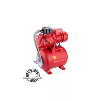   házi vízmű 750W  Extol Premium, szállító teljesítmény: 5,2m3/h, tartály: 20L