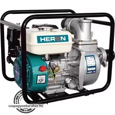 Heron, benzinmotoros vízszivattyú, 6,5 LE, max.1100l/min, max. 28m emelőmagasság, 3"csőátmérő (EPH-80)