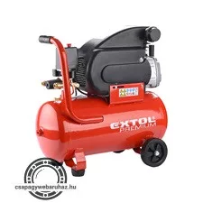 olajos légkompresszor, 1500W, 24l tartály, 8 bar; beszívott:200 l/min