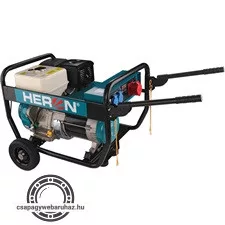 Heron, benzinmotoros áramfejlesztő, 6800 VA, 400/230 V, hordozható; EGI 68-3
