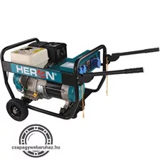 Heron, benzinmotoros áramfejlesztő, 6800 VA, 230V hordozható; EGI 68