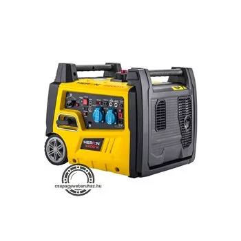   Heron, benzinmotoros áramfejlesztő, táv- és önidítóval 3,0 kVA, 230V, 1 fázisú, inverteres