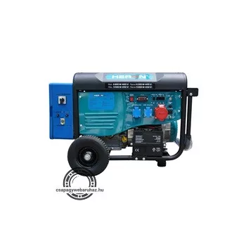   HERON 420 BLUE, háromfázisú, 6 kVA-es, távindítóval felszerelt áramfejlesztő