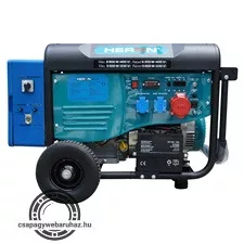 HERON 420 BLUE, háromfázisú, 6 kVA-es, távindítóval felszerelt áramfejlesztő