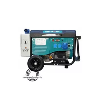   HERON 421 WHITE, egyfázisú, 6,8 kVA-es, vészhelyzeti áramfejlesztő