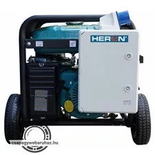 HERON 421 WHITE +; egyfázisú, 6,8 kVA-es, vészhelyzeti áramfejlesztő, kommunikásiós egységgel
