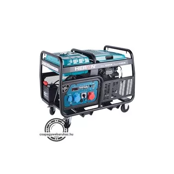   benzinmotoros áramfejlesztő,  13/11 kVA, három- és egyfázisú, benzin üzemű, önindítós