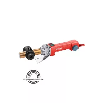   műanyagcső hegesztő gép, 1070W, cserélhető fejek:16-20-25-32mm, 240-300°C, pontosság: +/-1°C