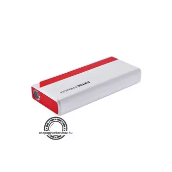   autós indító, benzinmotorokhoz, beépített 9000 mAh Li-polimer akkuval + power bank 5V, "bikázó", 400A