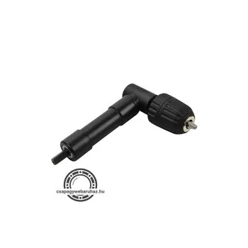   gyorstokmány, L-alakú, befogás: 0,8-10mm, csatlakozás 3/8", 24UNF (sarokfúró adapter)